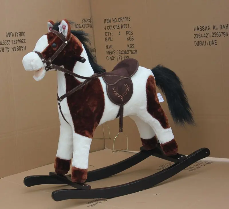 plush horse rocker
