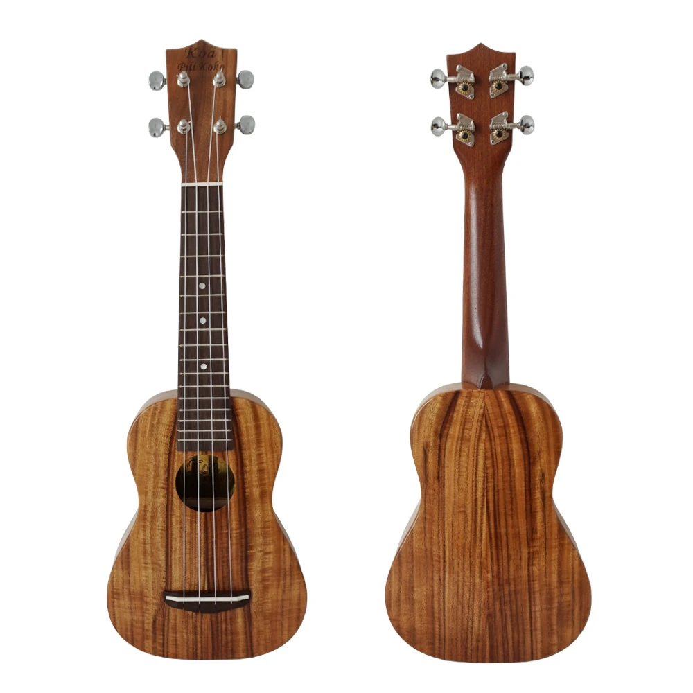 

Aiersi Brand All Solid Koa Pili Koko Soprano Ukulele Wholesale 21 inch China Ukelele AU-21S