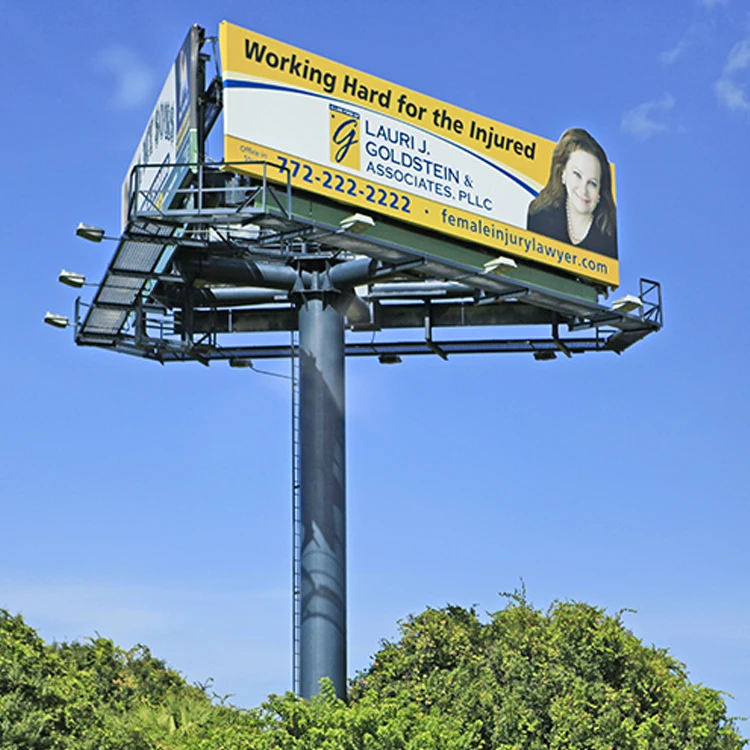 Large Advertising Square Stand Poster Static Highway Advertising