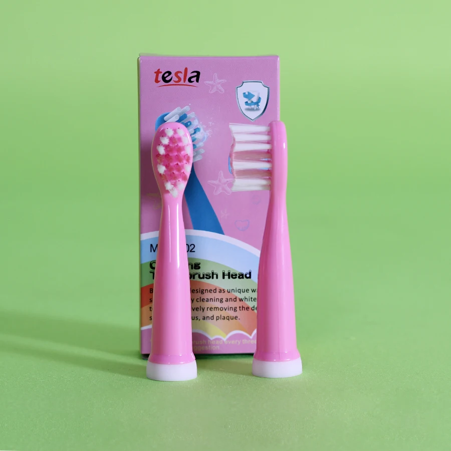 ABS Food Grade Material Soft Bristle Wholesale Musical Cartoon Sonic Kids Electrical Replacement Toothbrush Heads For Children