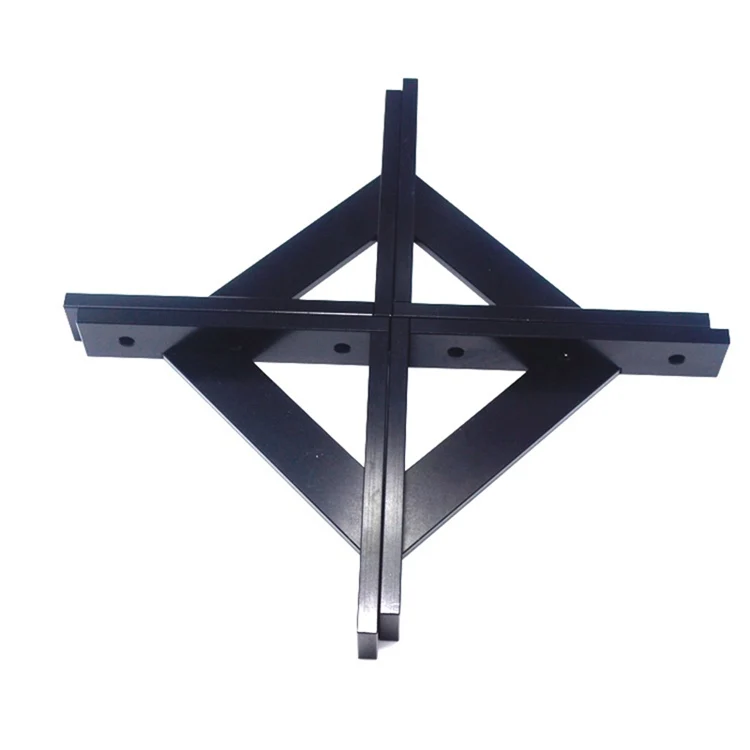 Triangle Bracket 2020 Extrusion V Slot Tronxy Bottom Center Support Fixed L Shape Bracket for 3D Printer Parts 