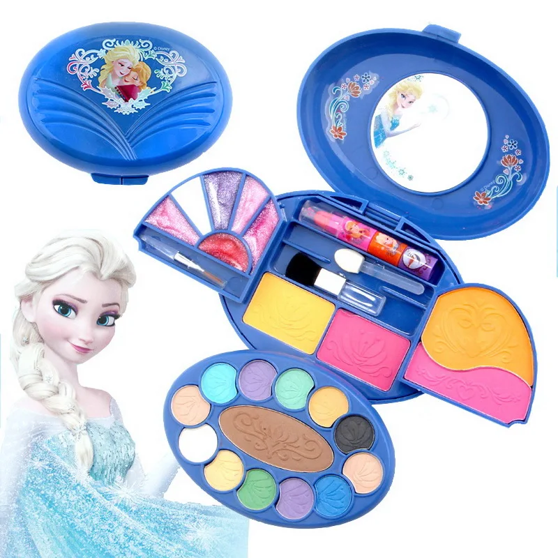 
Disney Frozen foldable Case Toy Make Up set Kit, gift set, Safe, Non Toxic, Washable, Formulated for Children 