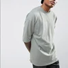 ShenZhen Factory Custom Printed Men's Oversized Drop Shoulders Half Sleeve T shirt