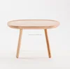 project furniture round wooden coffee table