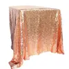 Sequin Tablecloth 70'' x 70'' Rectangle Blush Sequin Table Cloth -Table Cover ~0725S (70x70-Inch, Blush)
