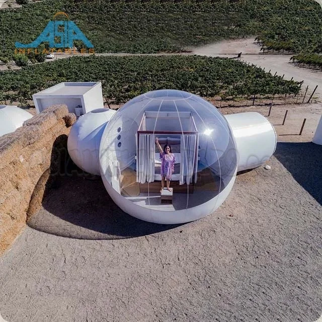

Transparent Inflatable Commercial Bubble Tent Bubble Cabin For Sale, Transparant / white or customize