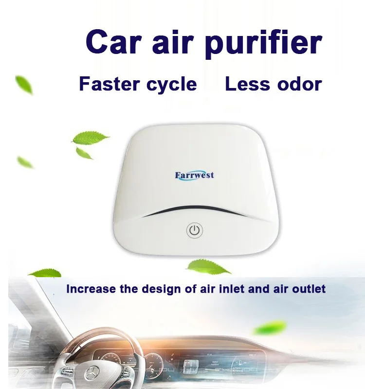 2018 new design car air purifier