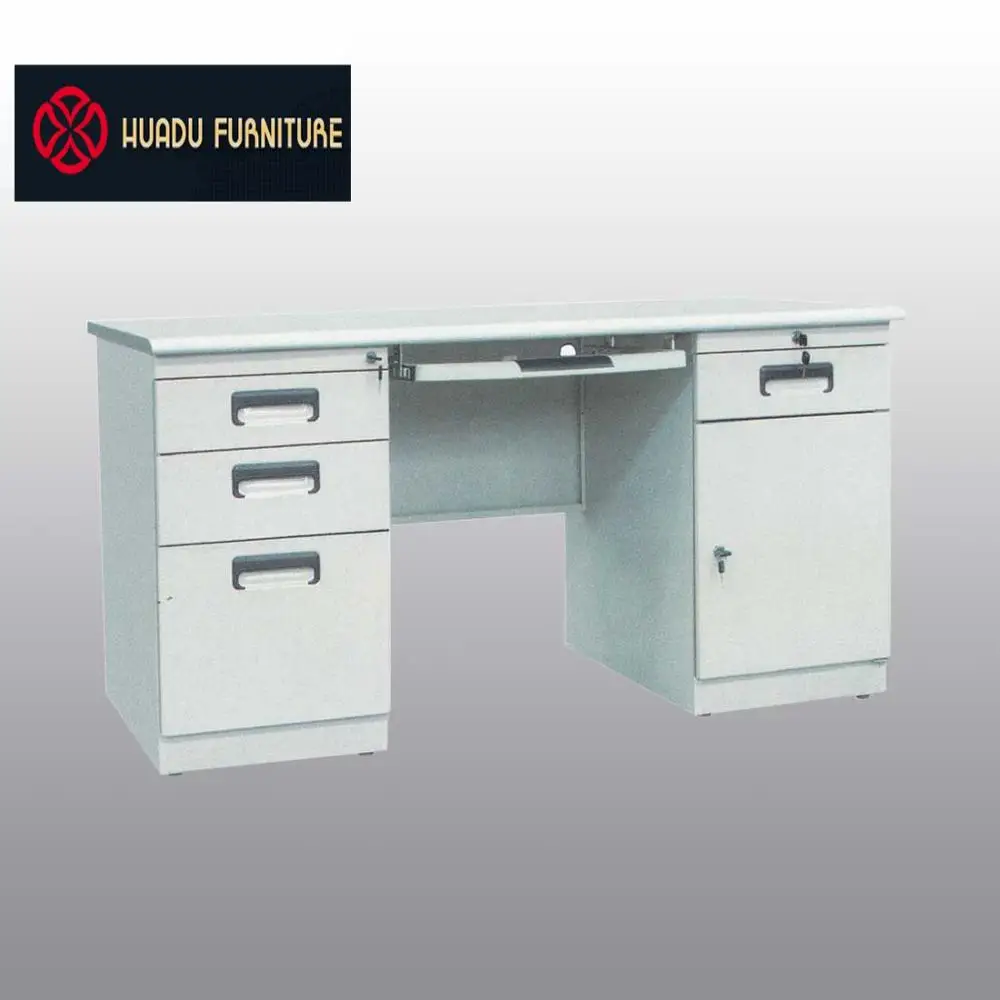 Factory Cheap Metal Steel High Tech Computer Desks Price For School And