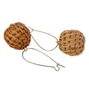 2018 latest design trending fashion new style rattan star drop stud earrings