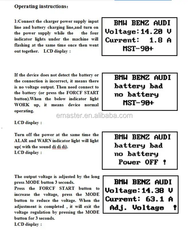 Chargeur De Batterie Automatique Mst 90 14 V 120 Programme Ecu De Voiture Stabilisateur De Tension Automobile Codage Processeur De Puissance Mst 90 Plus Buy Mst 90 Plus Processeur De Puissance De Codage