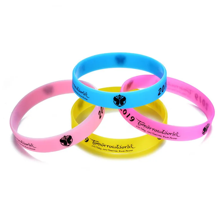 

2019 New New Tomorrowland Music Festival Bangles Trendy Silicone Belgium Boom Tomorrowland Music Festival Bracelets, As picture
