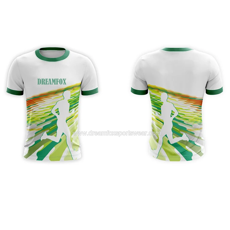 Top Quality Design Your Own Running T Shirt With Running Pattern Custom