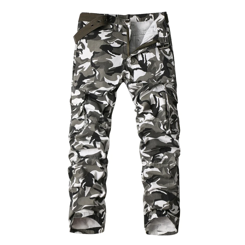 

Wholesale multi pocket skinny casual long pantstrousers for men camouflage cargo pants