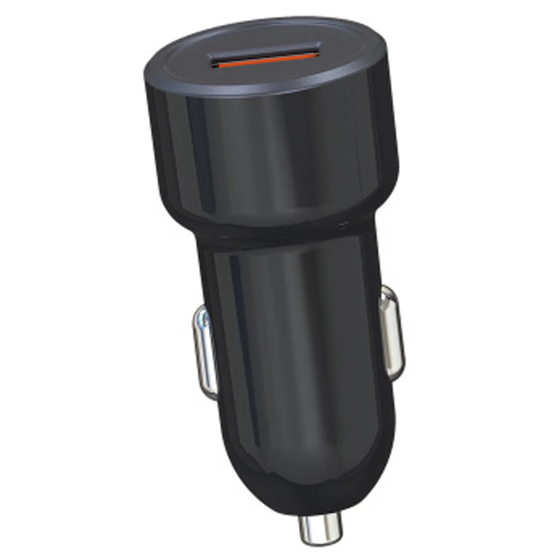

QC 3.0 phone charger car Fast Charge Vehicle Charging 1 USB Multifunctional Vehicle Mobile car charger for iPhone, Black