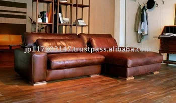 Durability Oil Leather Sofa Can Be Used Over 100 Years Body