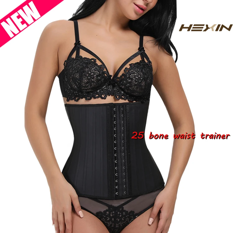 

Dreamingirl Plus Size Fitness 25 Steel Boning Double Layered Latex Waist Trainer XXS, N/a
