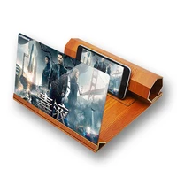 

12" Super Definition Wood 3D Mobile cell Phone Screen Magnifier HD Video Amplifier For Cubot Magic