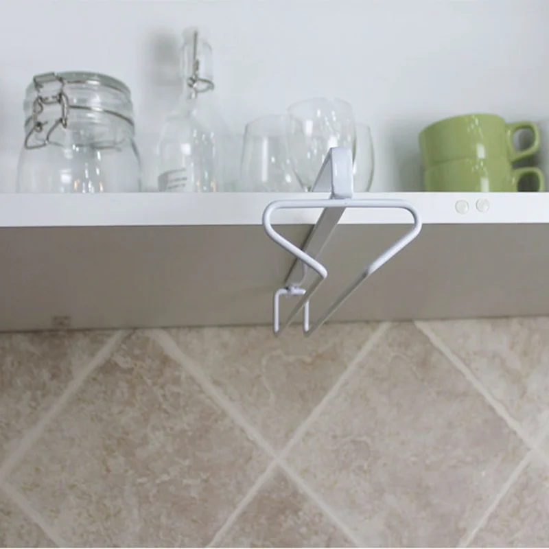 White Metal Kitchen Goblet Rack Goblet Wine Glass Cup Metal