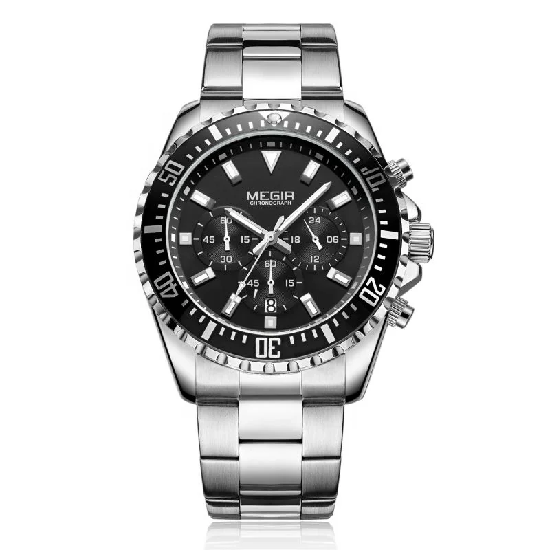 

New 3atm luxury watch start your own bran men luxury Megir 2064 watches men wrist watch megir, Ips ipb ipg