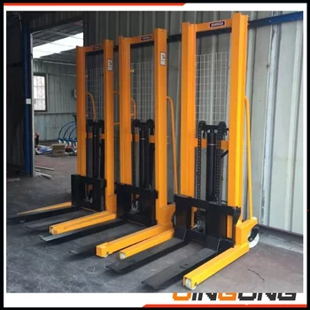 Portable Hand Forklift / Manual Stacker/ Hydraulic Forklift Trucks Made