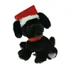 Christmas Bears 88704 Mini Rigley Black Musical Christmas Dog,a Black Labrador dressed in his christmas outfit