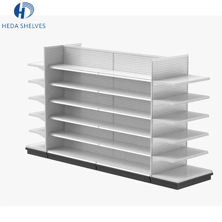 Wholesale cheap shop furniture supermarket gondola shelving price