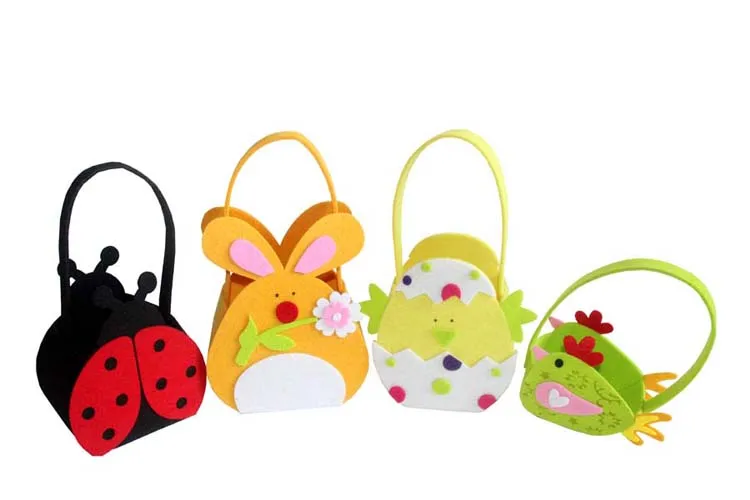 Handmade Ecofriendly Felt Gift Basket For Easter Decoration Buy Gift