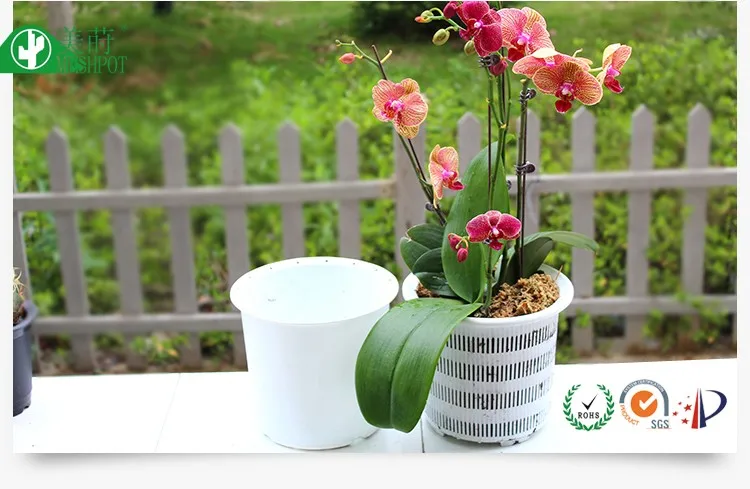 Double wall high quality root control air pot plastic flower pot