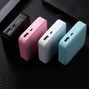 Small Soft PU Leather 7800mAh Power Bank