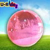 christmas xmas red inflatable snow ball globe for advarsiting