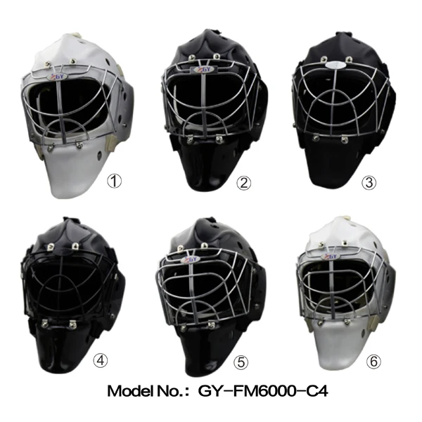 Ce Floorball Helmet Street Hockey Mask With Cage Floorball Goalie Mask