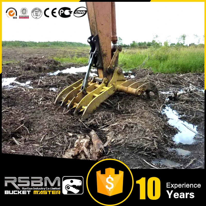 Rsbm Excavator Root Rake For Sale - Buy Root Rake For Sale,Excavator ...