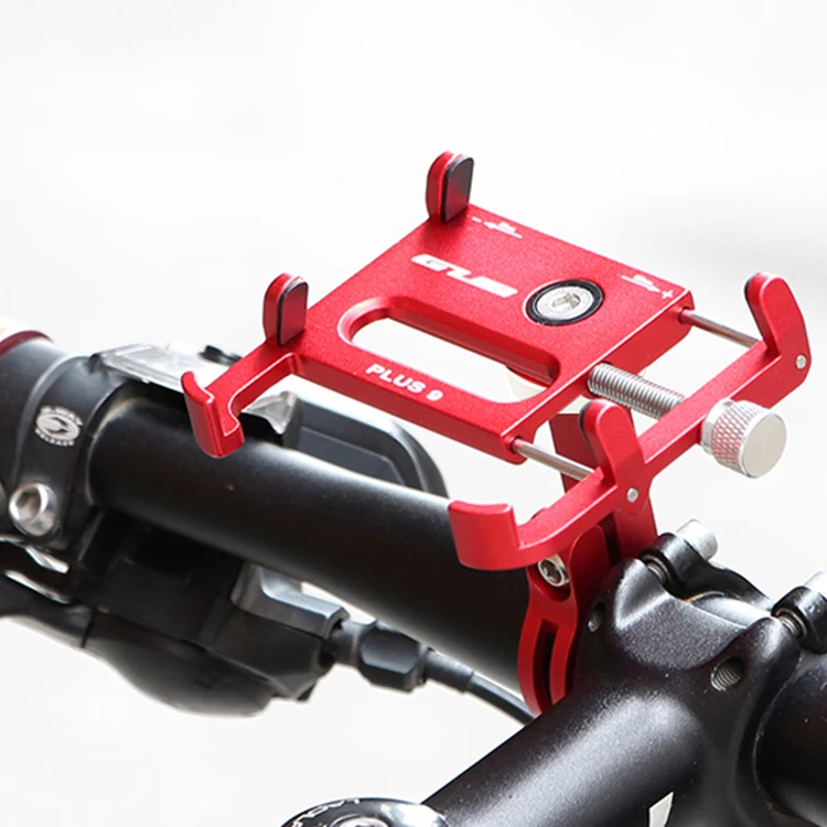 

GUB PLUS 9 Rotatable Universal Bicycle Phone Holder 3.5 to 7.15" inch Universal Navigation Frame Road Bike Bicycle Phone Holder, Black;red;titanium;blue;black red;silver;rose gold