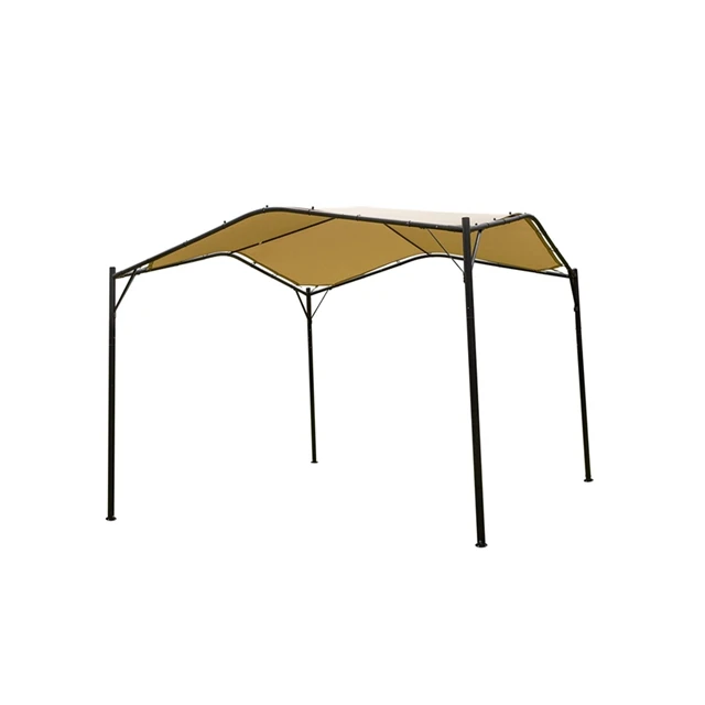 12 X 12 Ft Beige Deluxe Elegant Swan Shaped Sun Shelter Garden