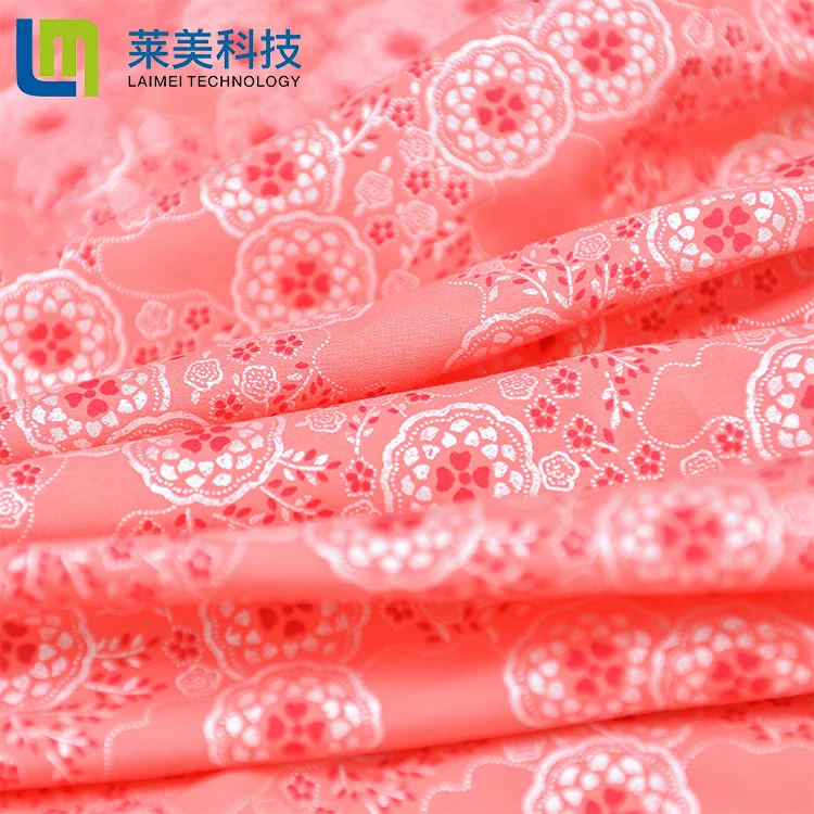 Factory Quality Home Textile 3d Pearl Printing Textile Bed Sheet Fabric