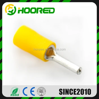 Width Yellow Ptv 12 10 Awg Pin Shaped Pre Insulating Crimping Wire Width Yellow Ptv 12 10 Awg Pin Shaped Pre Insulating Crimping Wire
