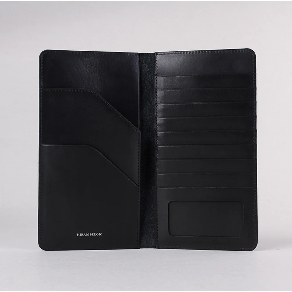 Customized Genuine Leather PU Passport Wallet Traveller Documents Passports Cover Holder