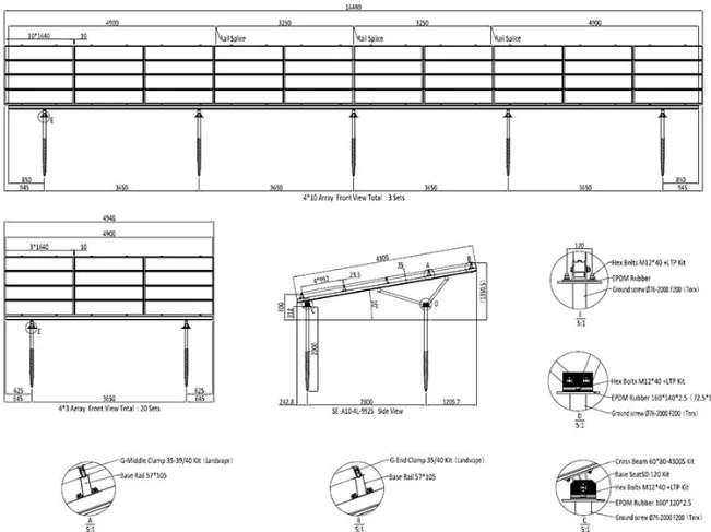 Wholesale Solar Ground Mounted Structure And Solar Ground Panel With ...