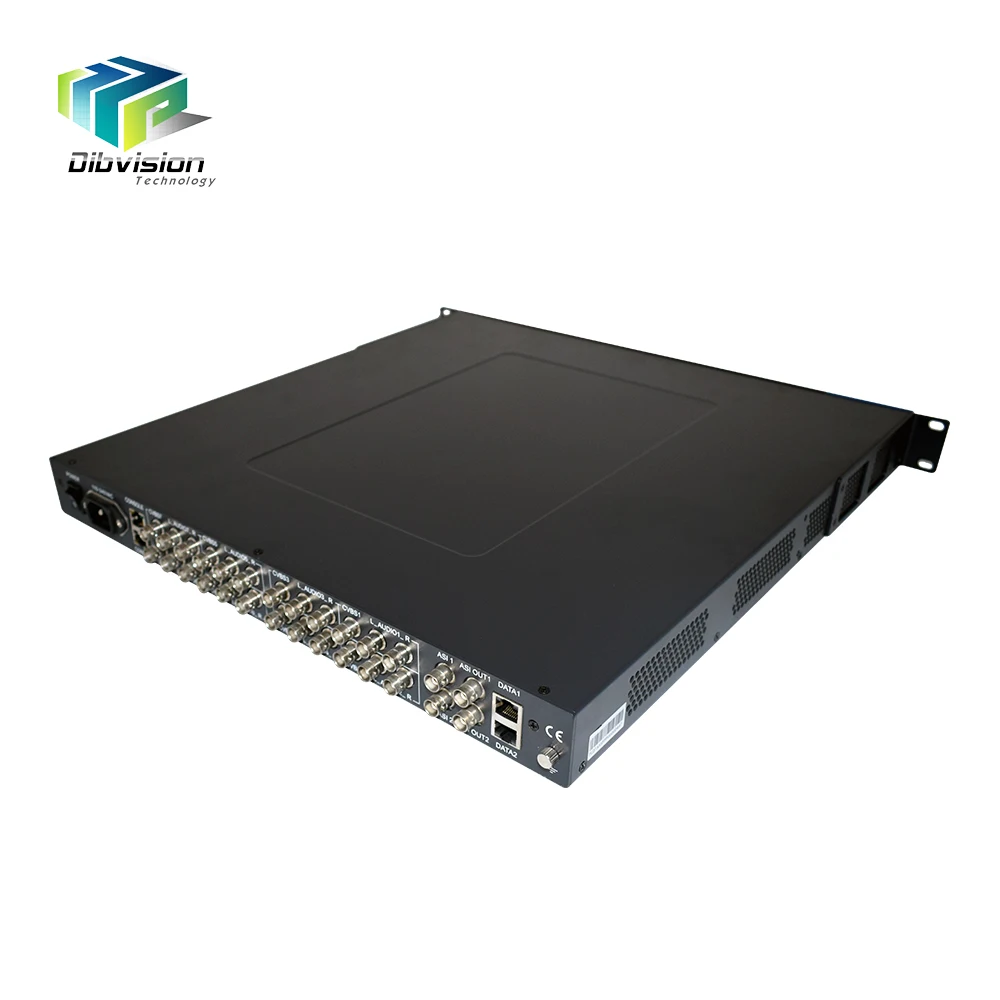 

DVB-C headend ip streamer 8 channels av to video encoder ip streaming platform