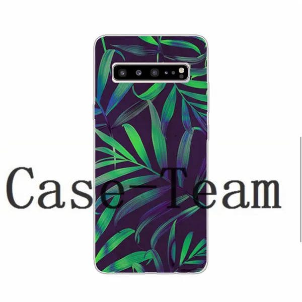 Vert Lanpangzi Compatible avec Coque Samsung Galaxy S10 Case Gel TPU Silicone Souple Etui Anti-Choc Anti-Rayures Housse Protecteur Cover 