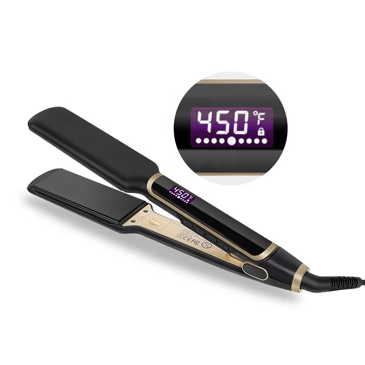 

Fast Hair Straightener Professional Salon High Heat 450 Degrees Flat Iron