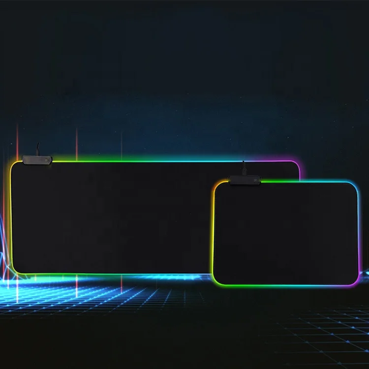 

Ultra Anti-Slip RGB Gaming Mouse Pad RGB Lighting Rubber Mice Mousepad For Gamer