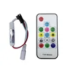 14key RF remote Led mini full color controller 300 effects Max 2048 Pixels led controller for led strip module