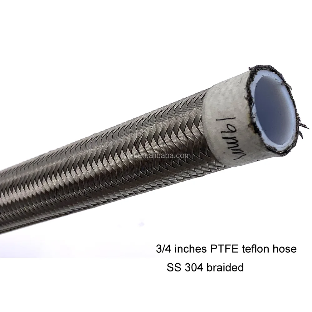 Sae 100 R14 3/4 Inch High Temperature Resistant Braided Flexible Hose