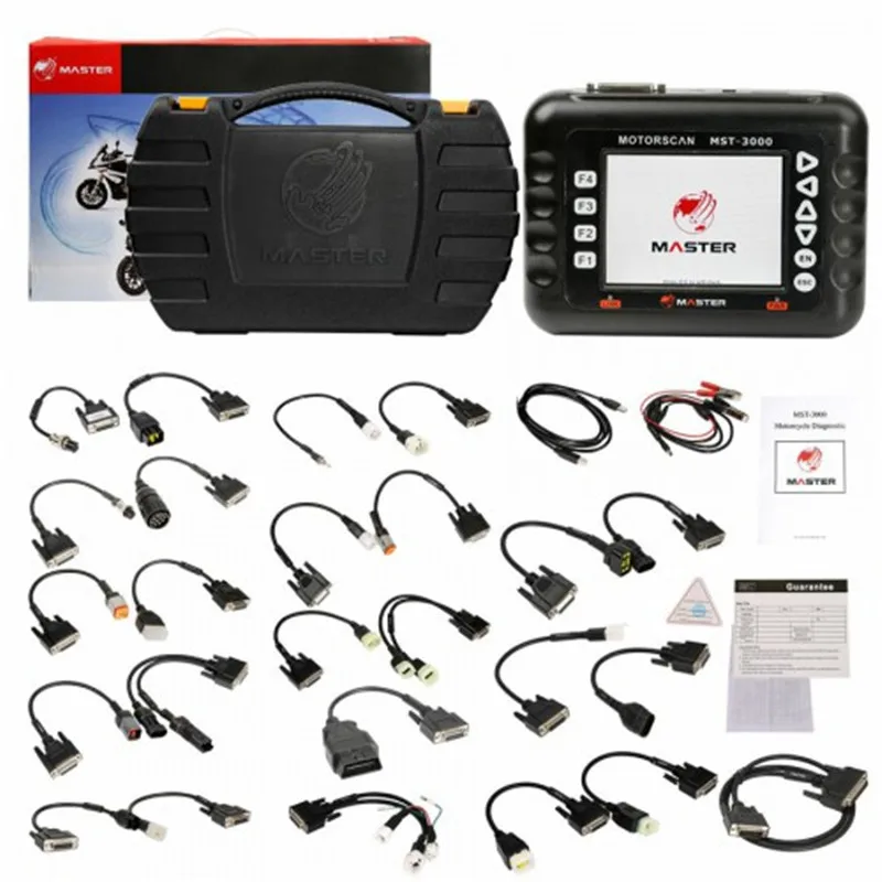 

Master MST-3000 Full Version MST 3000 Universal Motorcycle Scanner Fault Code Scanner for Motorcycle MST3000