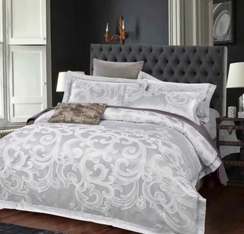 Luxury Comforter Duvet Cover Set 3 Pieces Cotton Viscose Woven