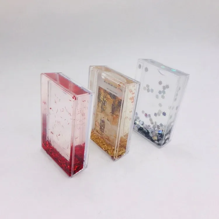 4"x4 water photo frame acrylic with picture insert