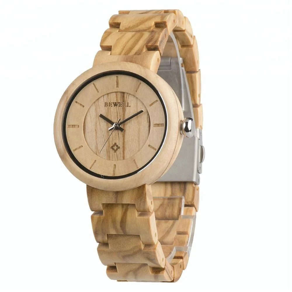 

Custom handmade wood wristwatch wooden quartz watch