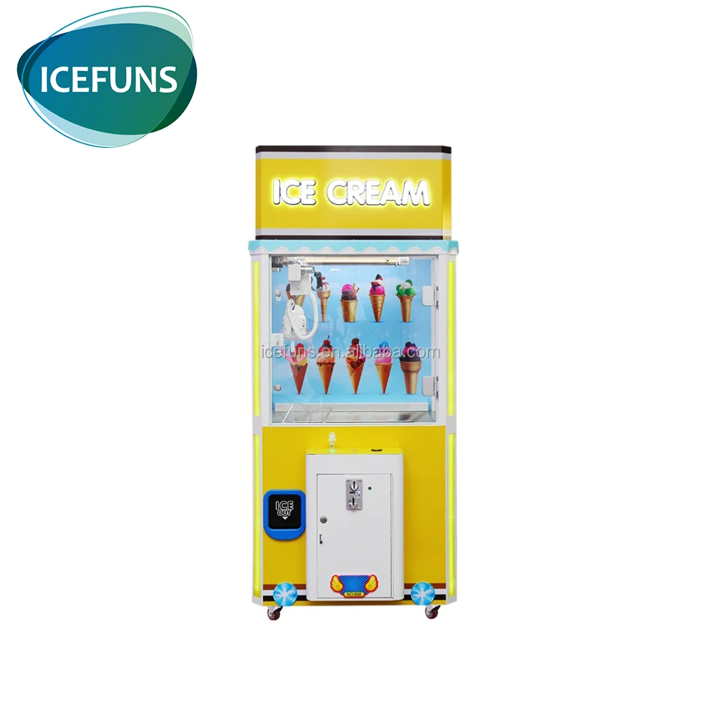 Coin Operated Arcade Claw Game 1 Player Ice Cream Crane Machine For Sale -  Buy Ice Cream Crane Machine,Ice Cream Crane Machine For Sale,Claw Game Ice  Cream Crane Machine Product on Alibaba.com