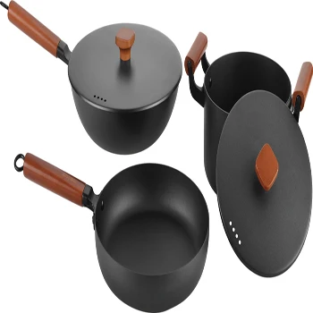 

Popular Home Kitchen Cooking Modern Design Nonstick CookWare Set Coated And Frying Pans, Customized color